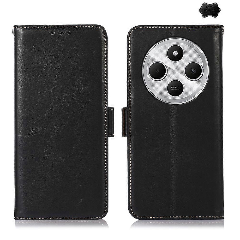 Magnetic Crazy Horse Texture Leather RFID Phone Case