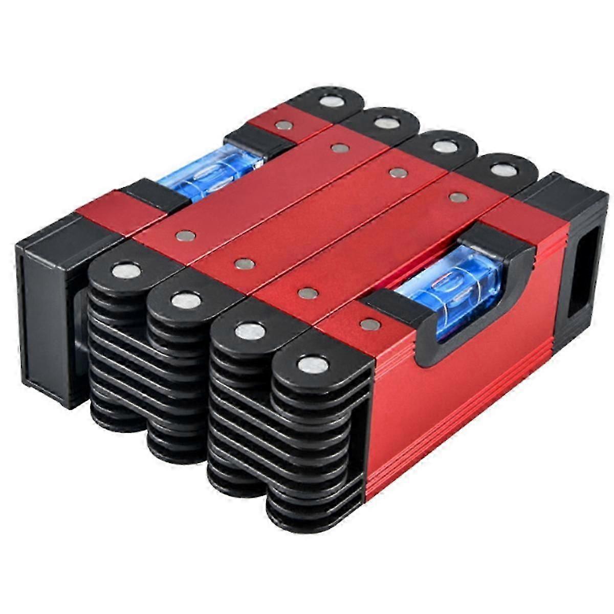 Multi-Angle Folded Level Flexible Level Multifunctional Hinged Level Foldable Measuring Balance Rul