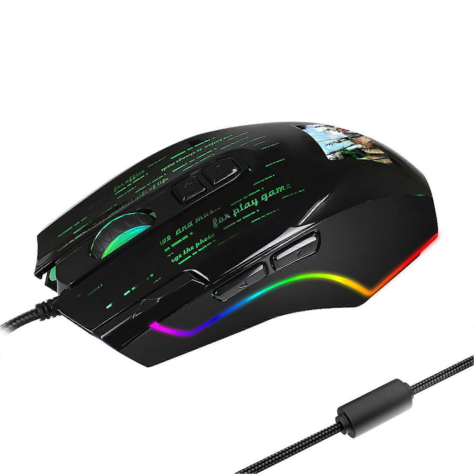 HXSJ Gaming Mouse Display Screen Macro Multi Language Driver Personalized Photo Setting J500