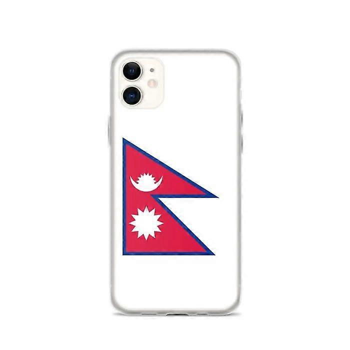 Phone Case - PIXELFORMA - Nepal Flag - Compatible with iPhone 11 - Flexible - Shockproof