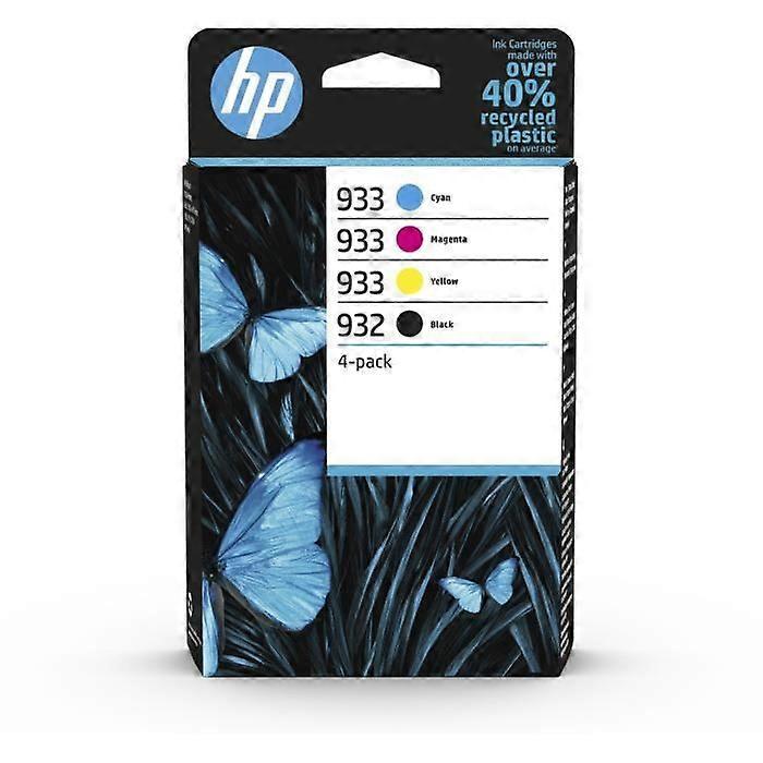 Συσκευασία 4 γνήσιων δοχείων μελάνης HP 932/933 μαύρου, κυανού, ματζέντα, κίτρινου (6ZC71AE) για HP OfficeJet 6700, 7110, 7610
