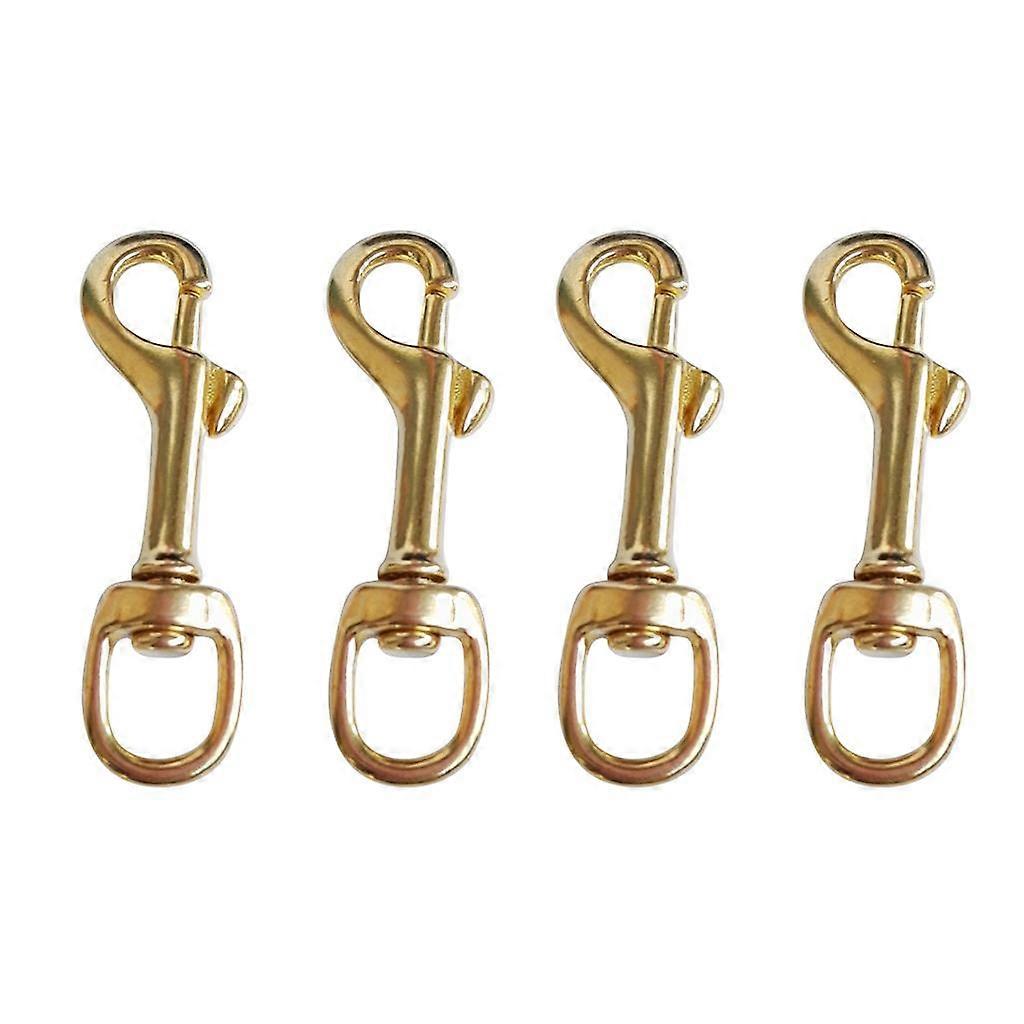 4PCS Scuba Diving Dive Single Ended Eye Hook Brass Buckle