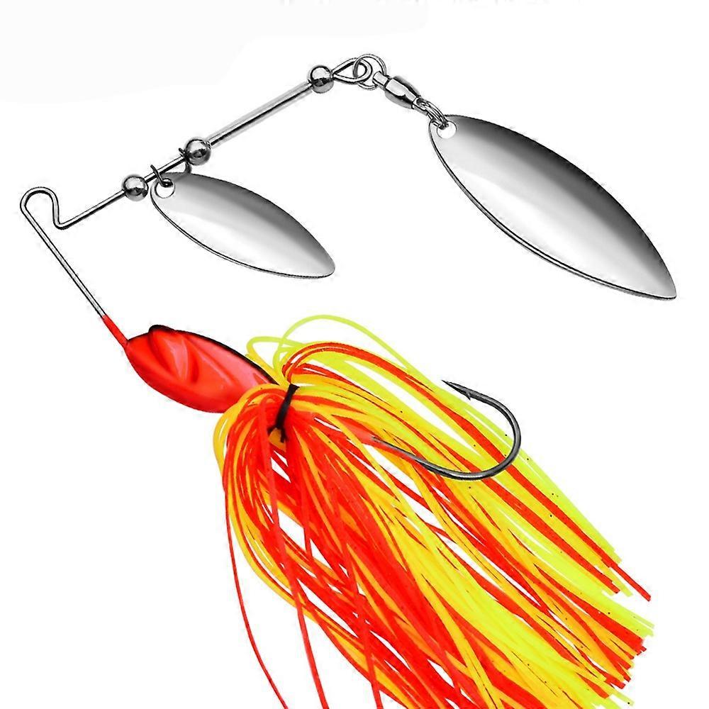 PROBEROS DW616 10g Spinnerbait Bleilegierung Unkrautfreier Rock Köder Lebensechter Angelköder