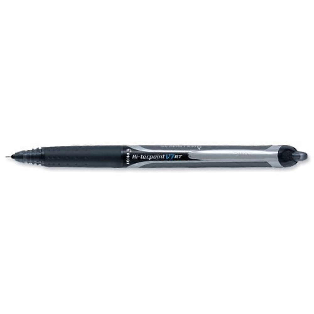 V7 RT Retractable Liquid Ink Rollerball 0.7 mm (Box of 12) Black