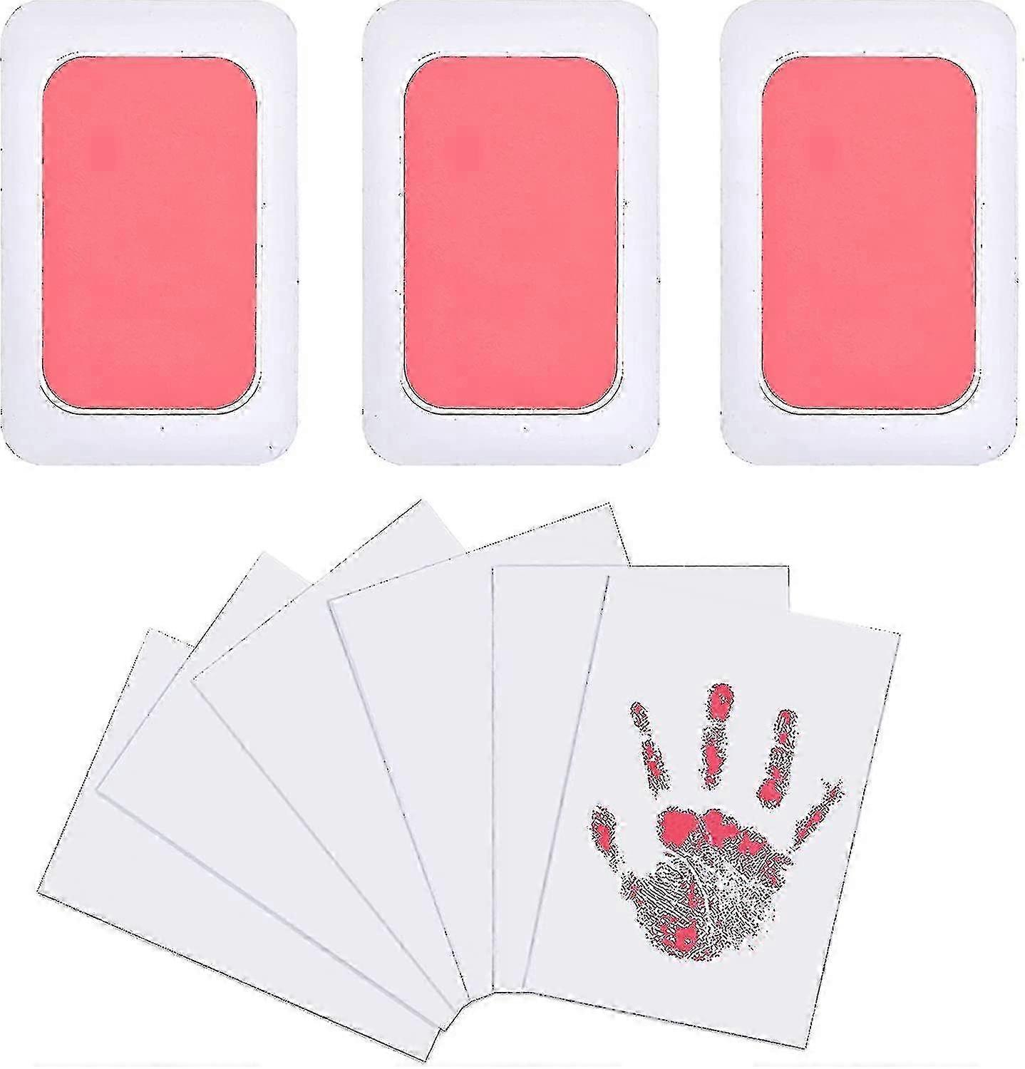 Baby Handprint And Footprint Ink Pads in Pink