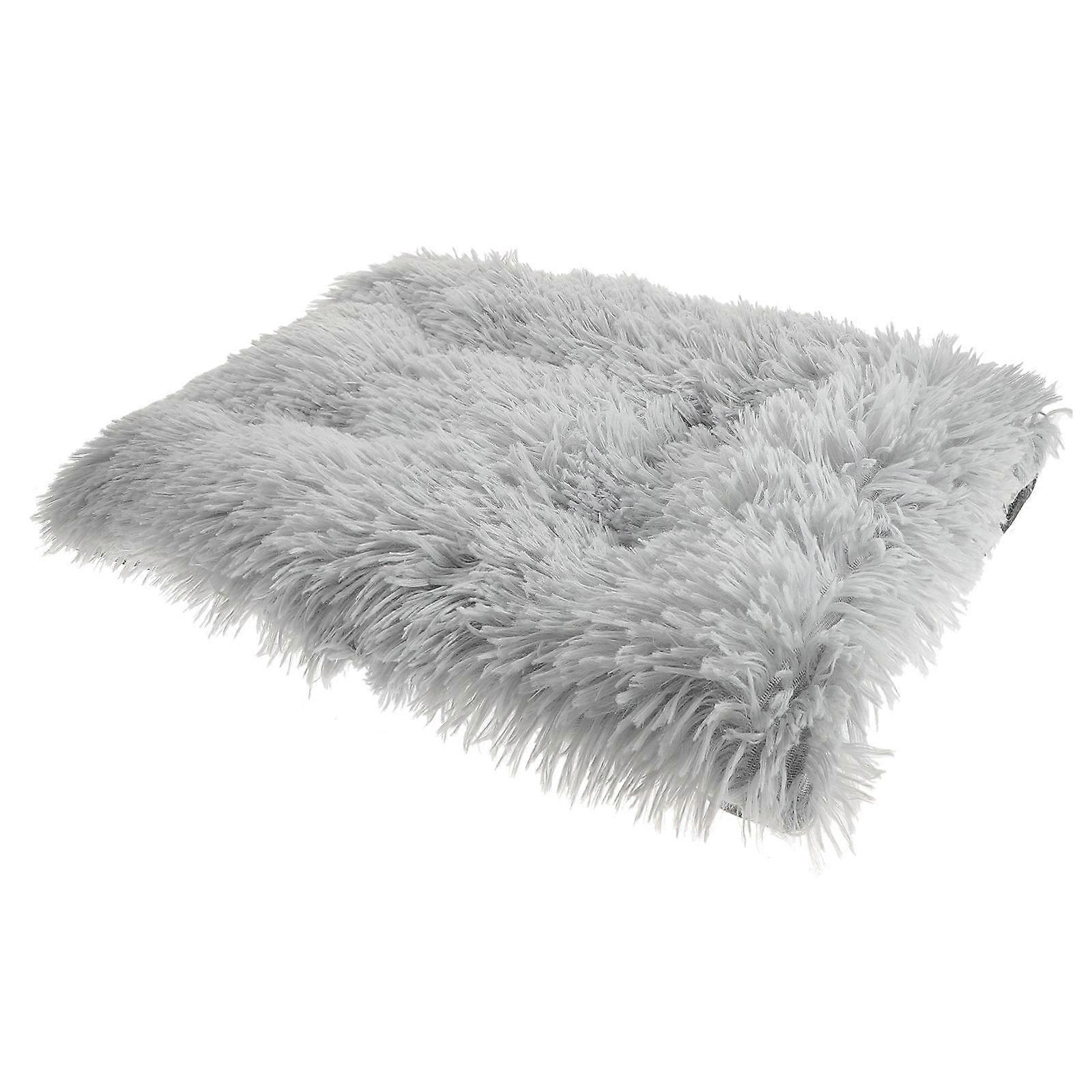 Self Warming Cat Cushion Dog Mat for Indoor Use, Comfortable Pet Pad for Kittens and Small Dogs, Grey Design