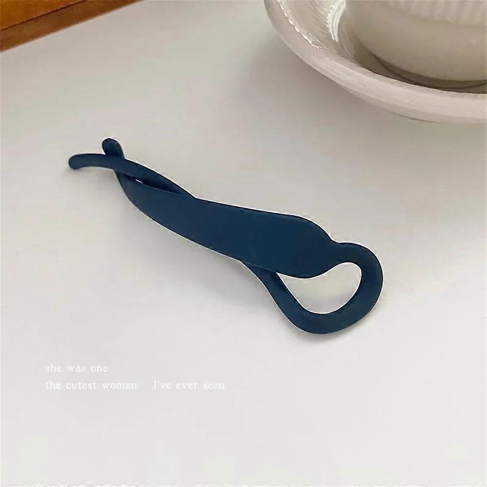 Kvinner Jenter Banan Klips Frostet Matt Hårklipp Harpiks Akryl Hårnål Hestehale Hårspenner Hårklo Fritid All-match Hodeplagg