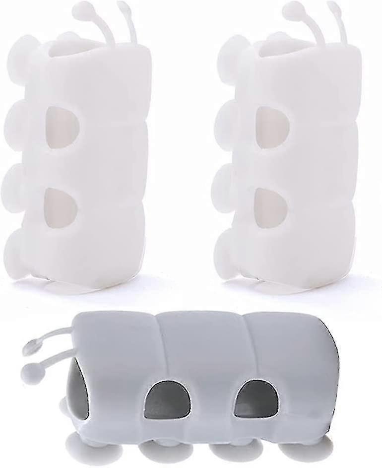 3 Pcs Silicone Shower Head Holder with Suction Cup Bracket