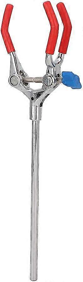 Adjustable Three Jaw Lab Clamp Stand for Bottles and Test Tubes, Ideal for Stabilizing Clamps in Home and Laboratory Use