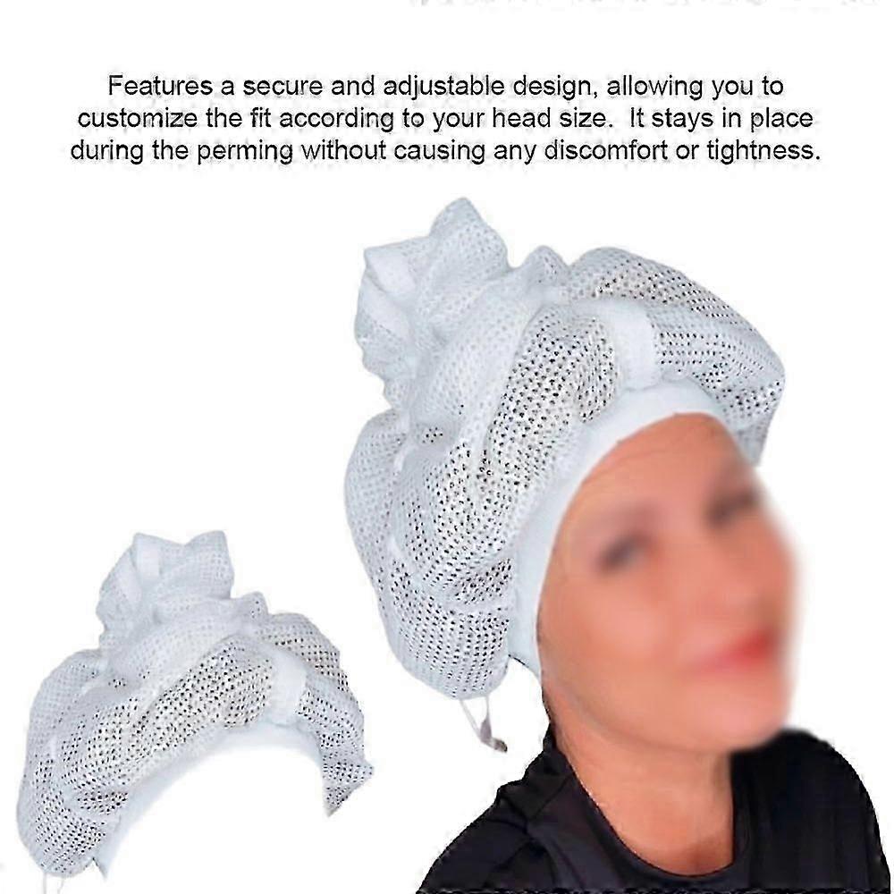 Net Plopping Cap For Drying Curly Hair, Soulta Net Plopping Bonnet, Hair Drying Cap, Adjustable Drawstring Mesh Curls Cap