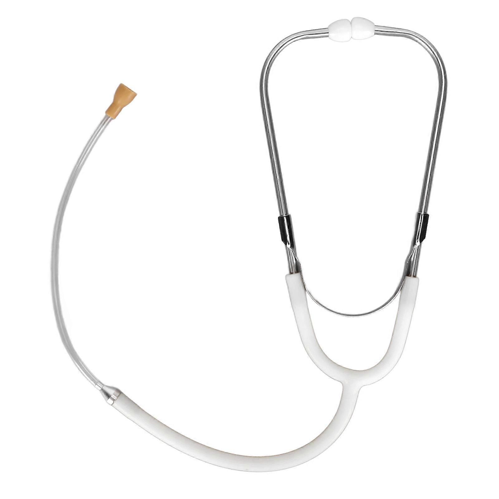 Stéthoscope d'écoute en métal, aide tive binaurale, ophones, stéthoscope, accessoire pour appareil tif, blanc