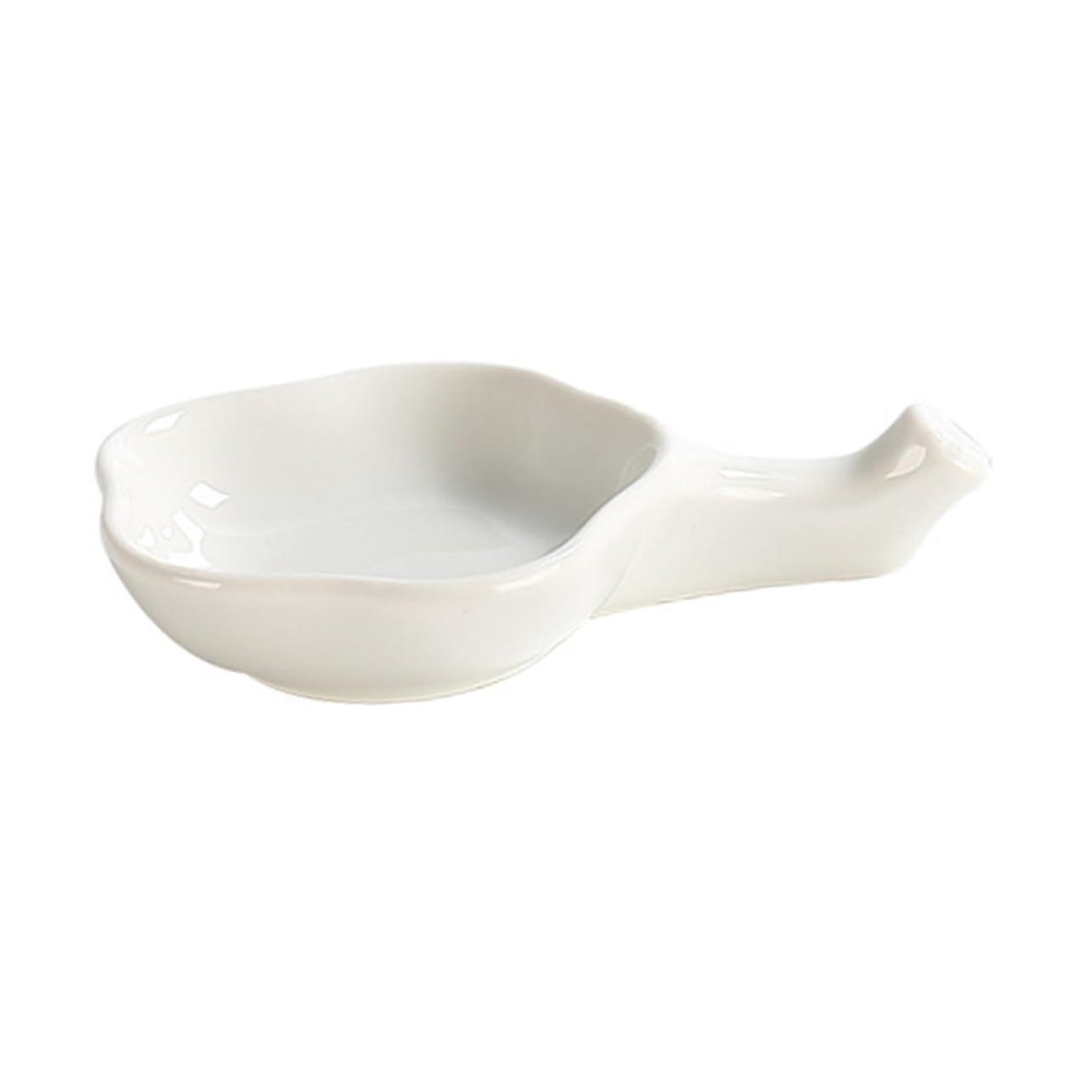 Chopstick Holder Chopsticks Rest Plate Porcelain Sauce in Flower Shape Frame