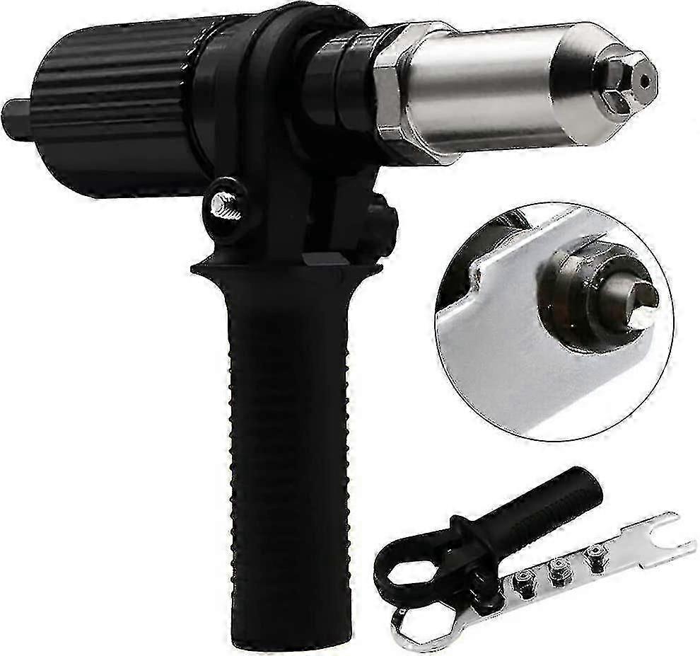 Pop Insert Nut Adapter Drill Electric Adapter Rivet Gun Cordless Riveting Tool0617