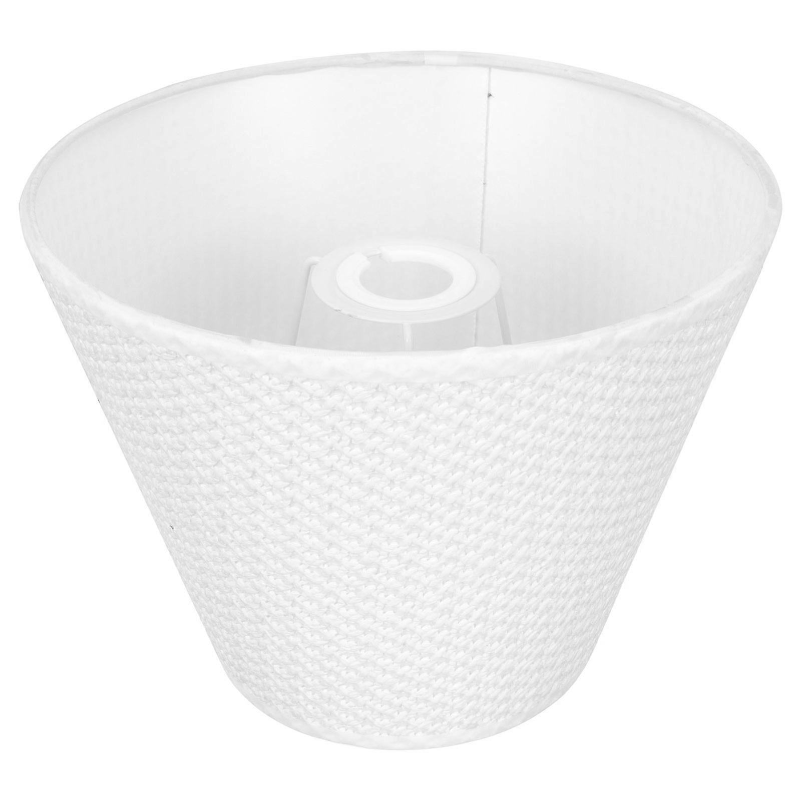 Sturdy and Durable Iron Bracket Lampshade for Living Room Atmosphere White 23x17cm 1Pack