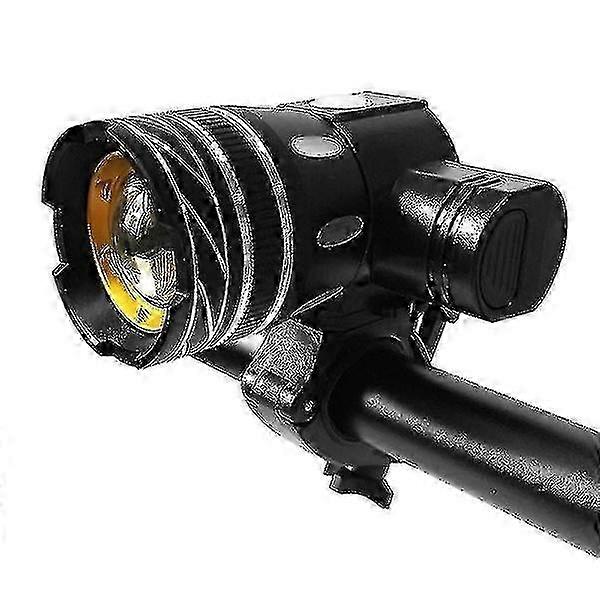 15000lm T6 LED Bike Light - USB Rechargeable Headlamp/Flashlight - Waterproof and Zoomable Cycle Light