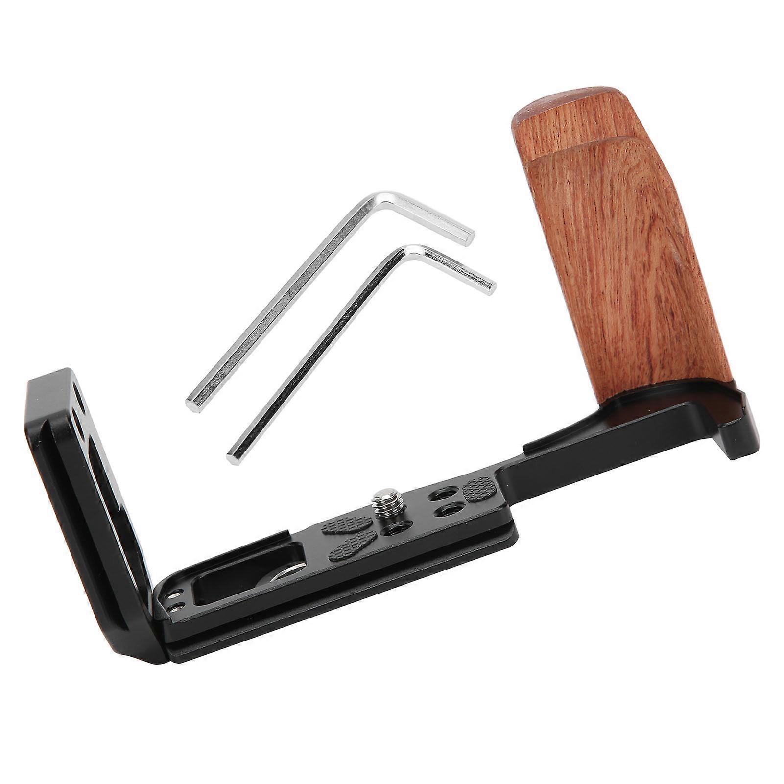 Lightweight Quick Release L-Plate with Cold Shoe for Olympus E-M10 IV Camera