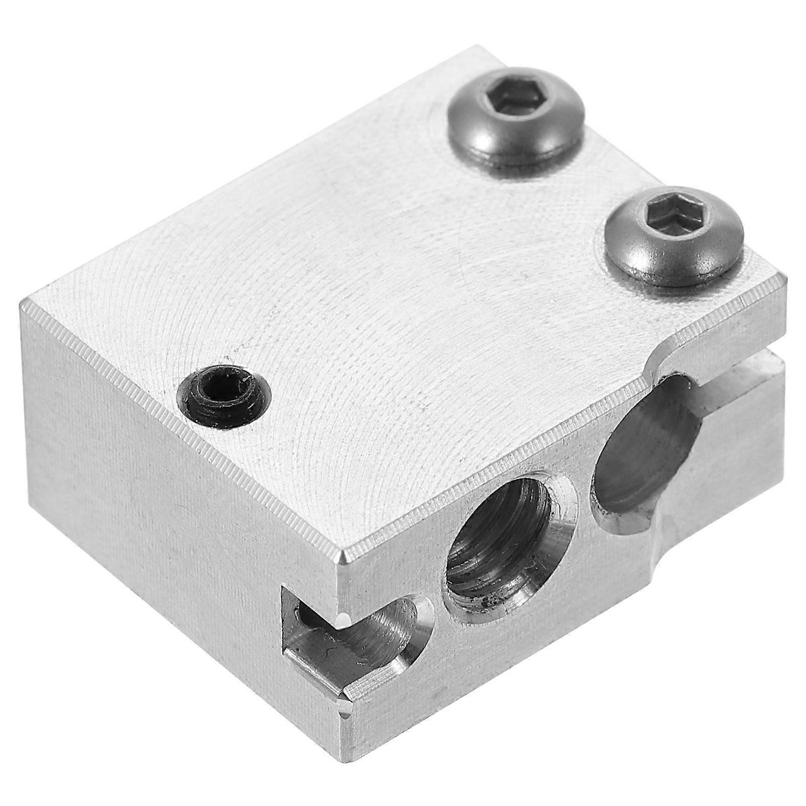 Heating Block Kit Stable Temperature Maintenance 3D Printing Diy Enthusiasts Aluminum Alloy 2.50X2.00X1.00Cm 1Pack