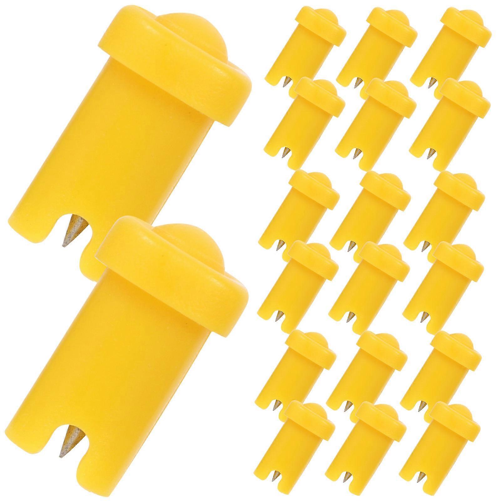 100pcs Eyelash Glue Nozzle Needles Blocking Replacement for Eyelash Extensions Durable Use in Salon or Home
