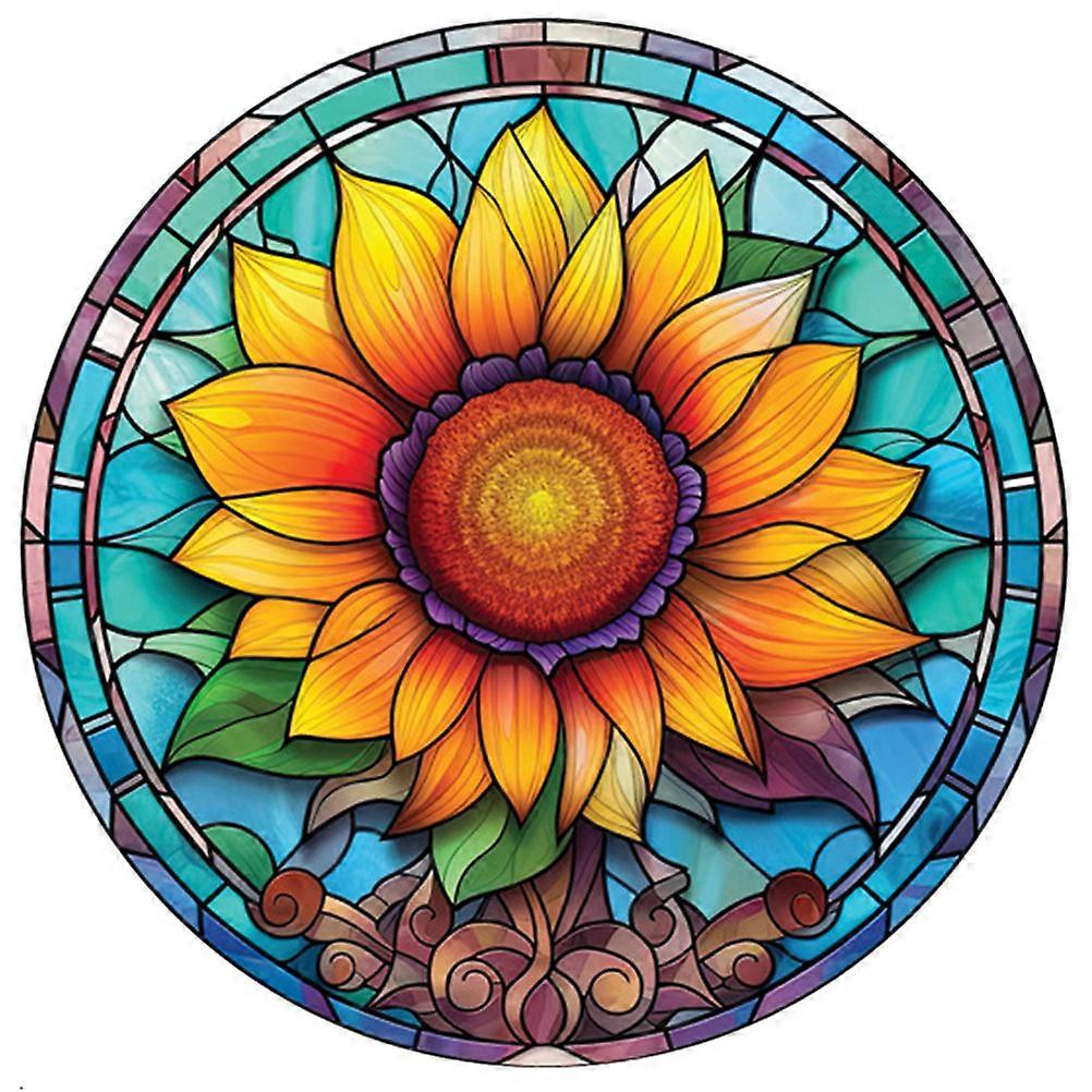 Decorative Window Cling for Bird Enthusiasts Anti Collision PVC 25.4X25.4CM Square Orange 1Set