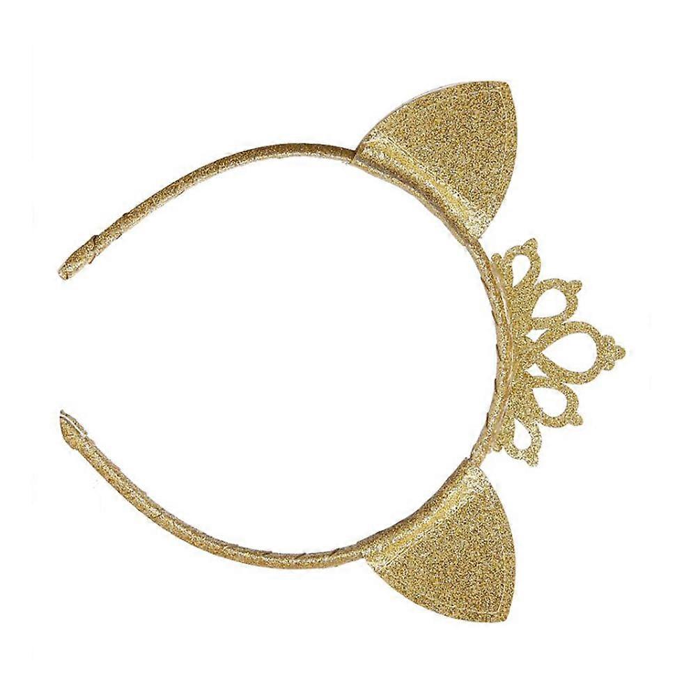 Sequin Headband for Girl Performance Accessory Family Photo Round Shape 2Set Silver