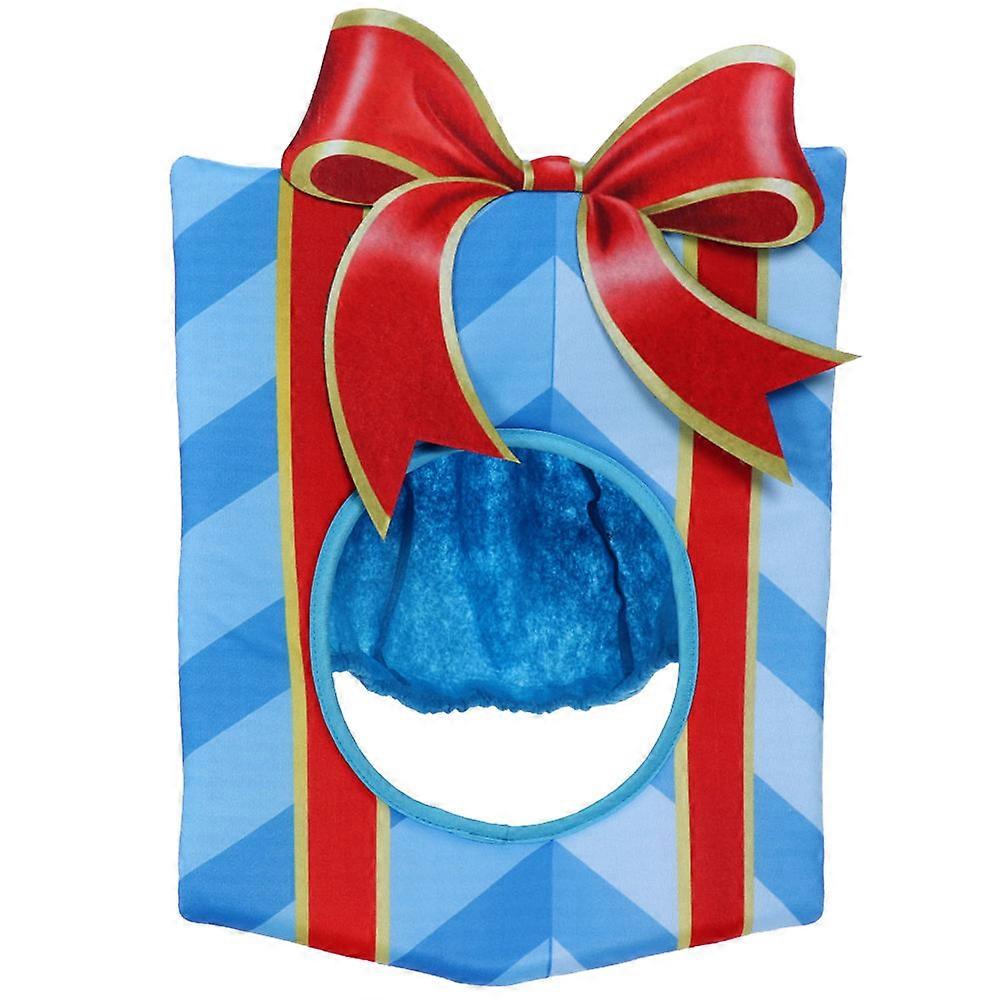 قبعة ديكور الأعياد قبعة سانتا كلوز أزرق 41x29 سم أداء حفلة عيد الميلاد 1 عبوة