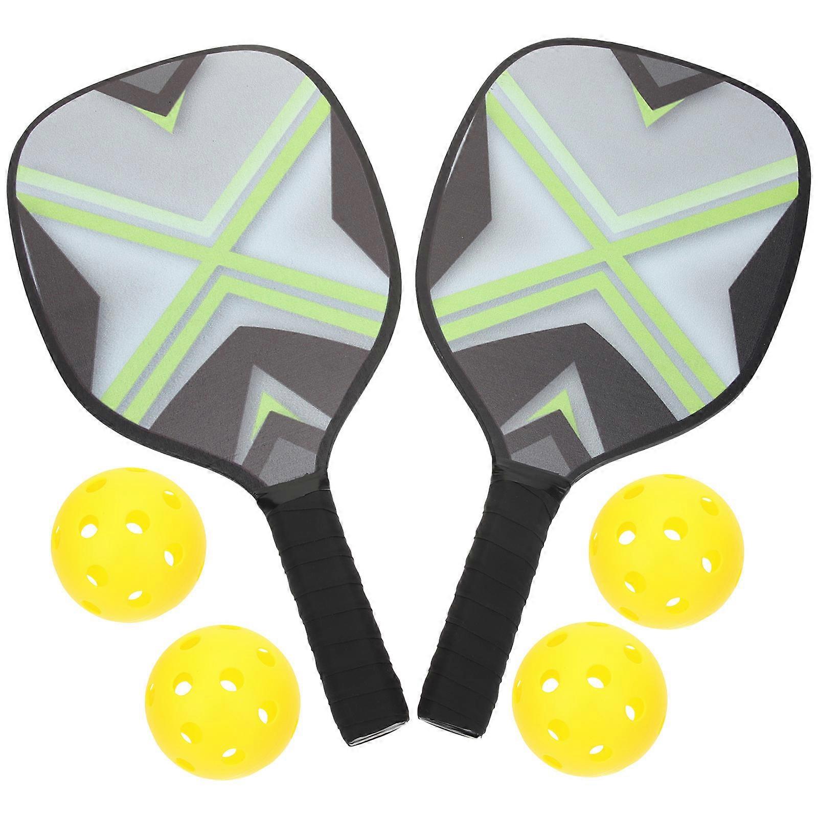 Paddle Tennis Paddles Pickleball Paddles Rackets Balls Set Sports Game Lightweight Design 1Set