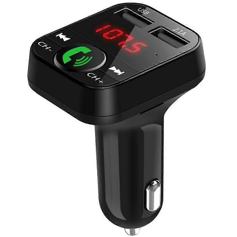 FM transmitter X10 with Bluetooth handsfree 4-in-1 Black