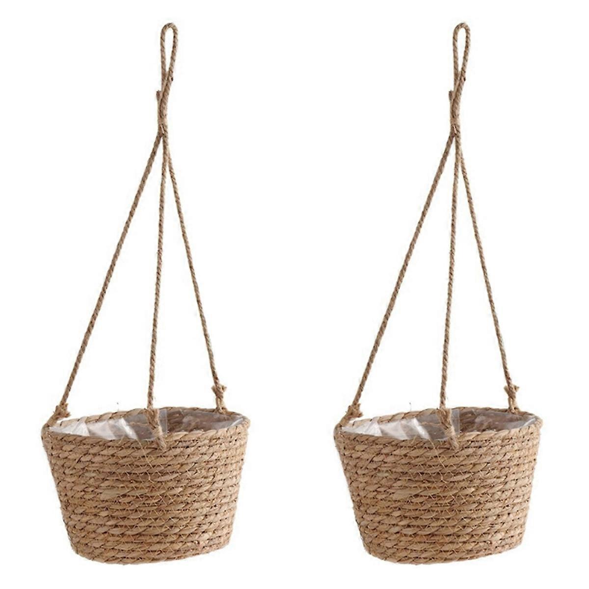 Garden Hanging Planter Macrame Storage Pot Holder primary color M