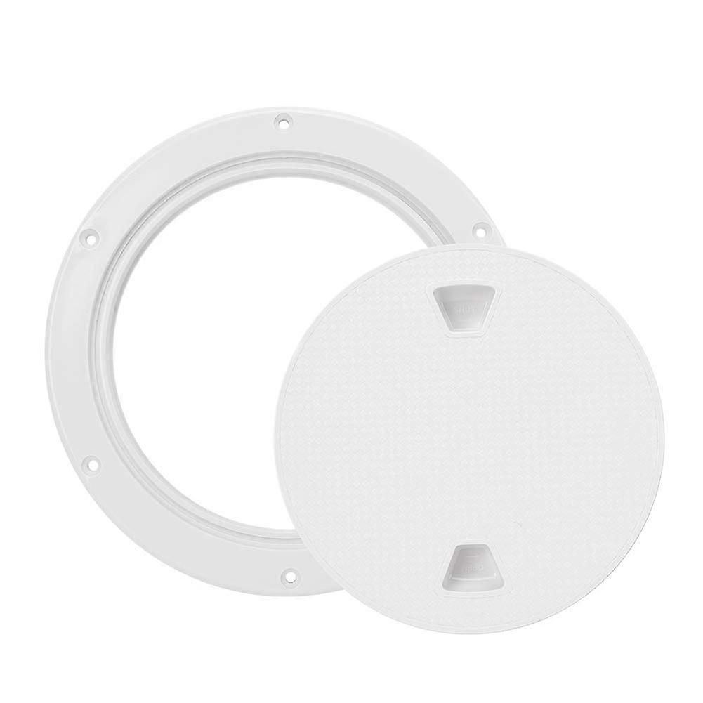 Round Boat Deck Hatch Cover ABS Marine Inspection Plate With Removable Cover Waterproof Access Panel For Yacht Caravan 4 Inch