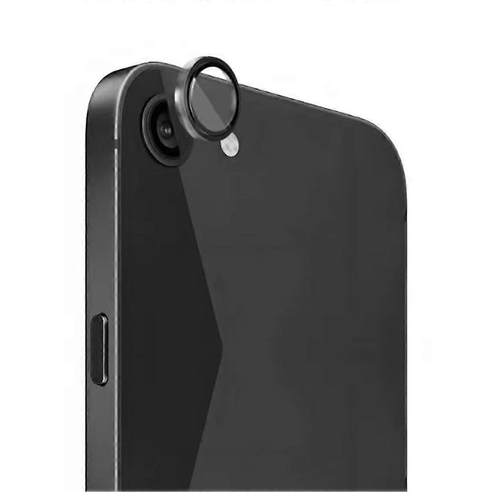 For iPhone 16E Camera Lens Protector Upgraded 6-Layer Metal Shield Precise Fit Invisible Protection Silver Blue Black