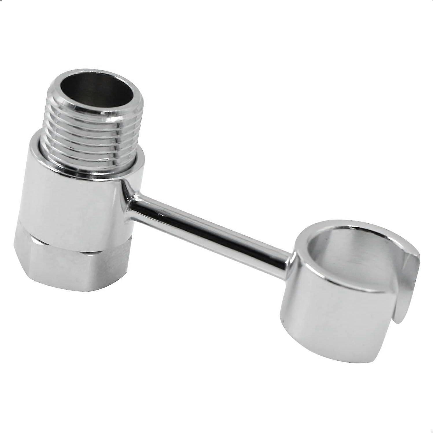 1 piece shower head bracket, universal connection, adjustable 360°