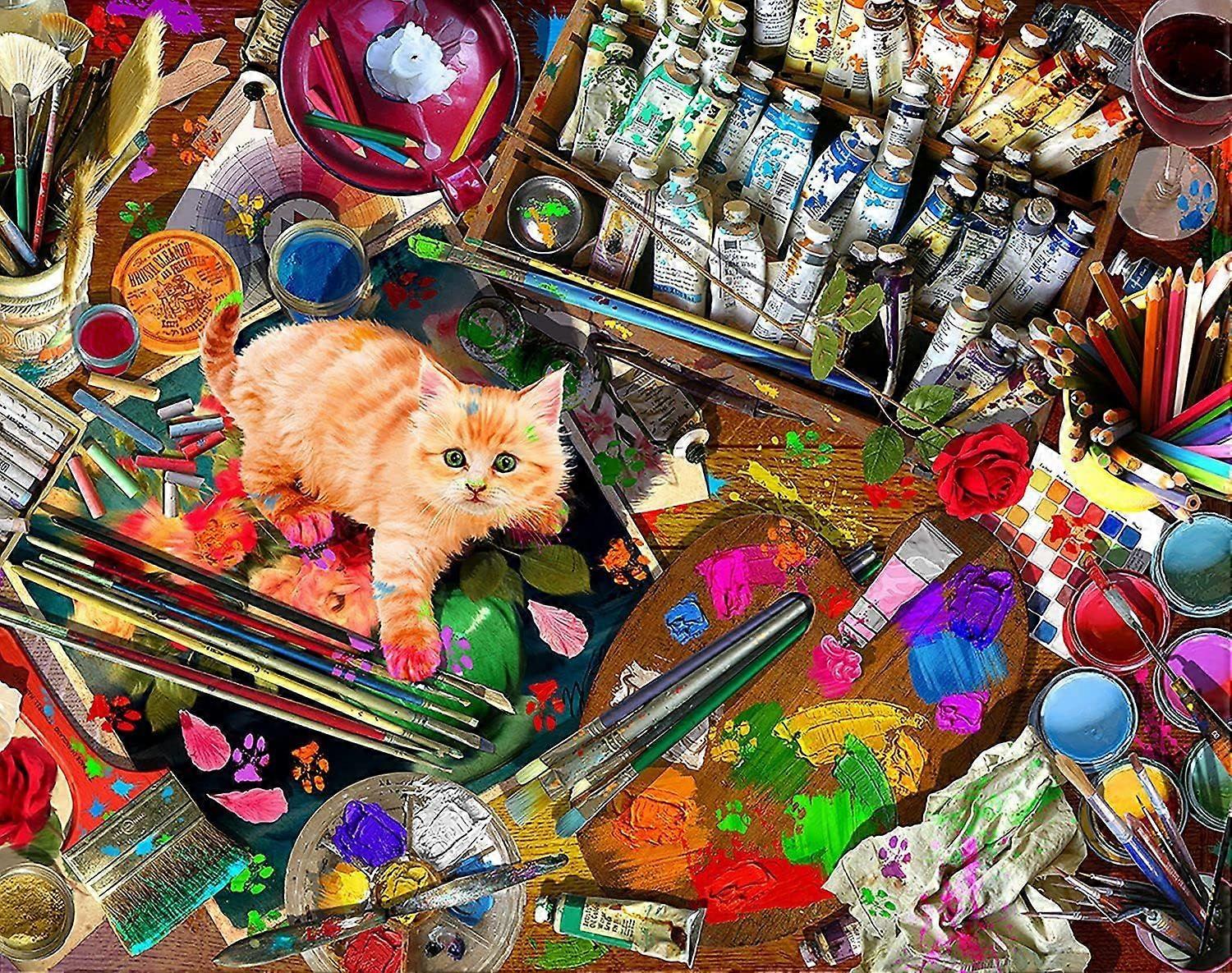 Rompecabezas de 1000 piezas y caballerizas inesperadas