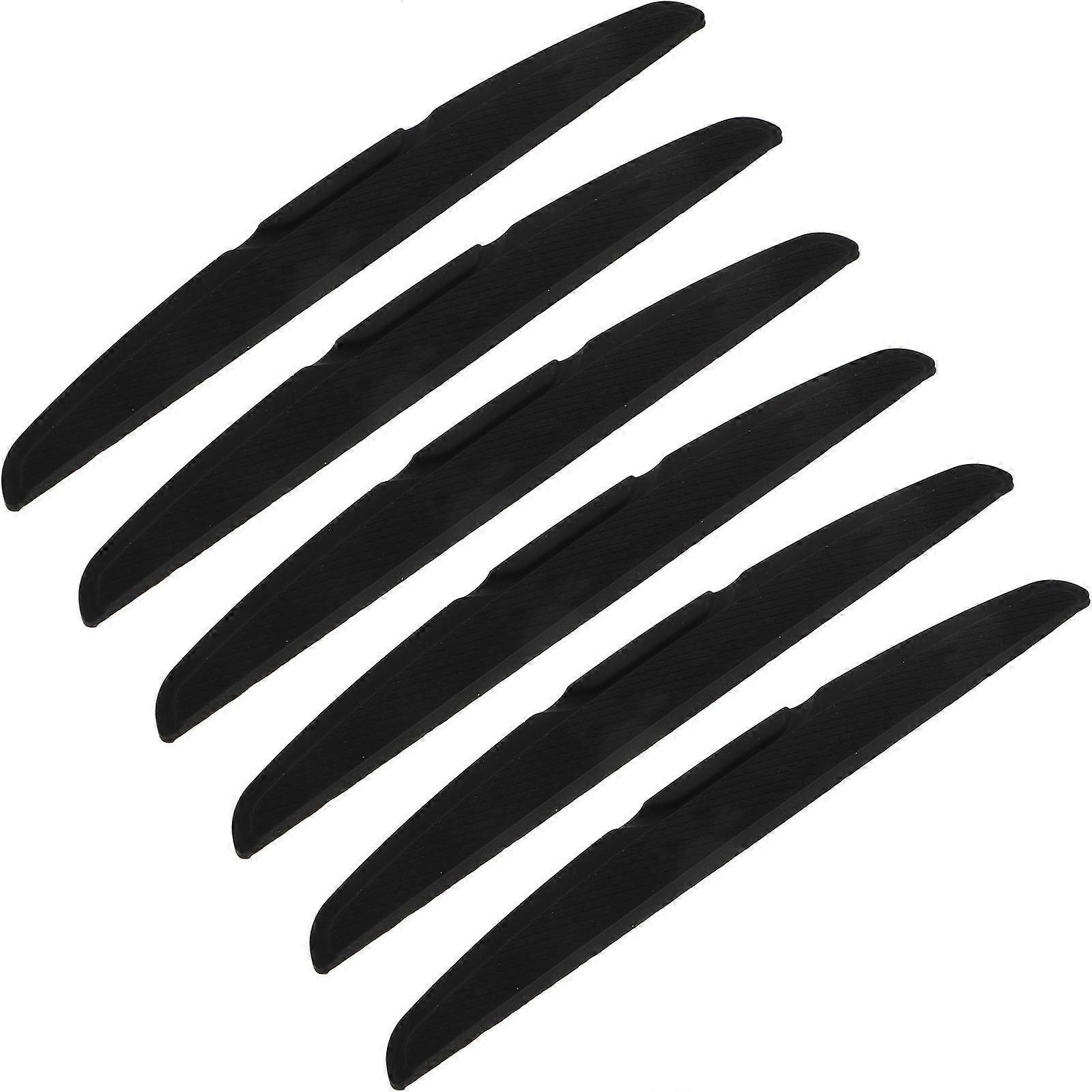 6pcs Silicone Car Door Edge Guards   Durable Collision & Scraping Protection Strips for Rearview Mirrors and Bumpers, Easy Installation, Universal