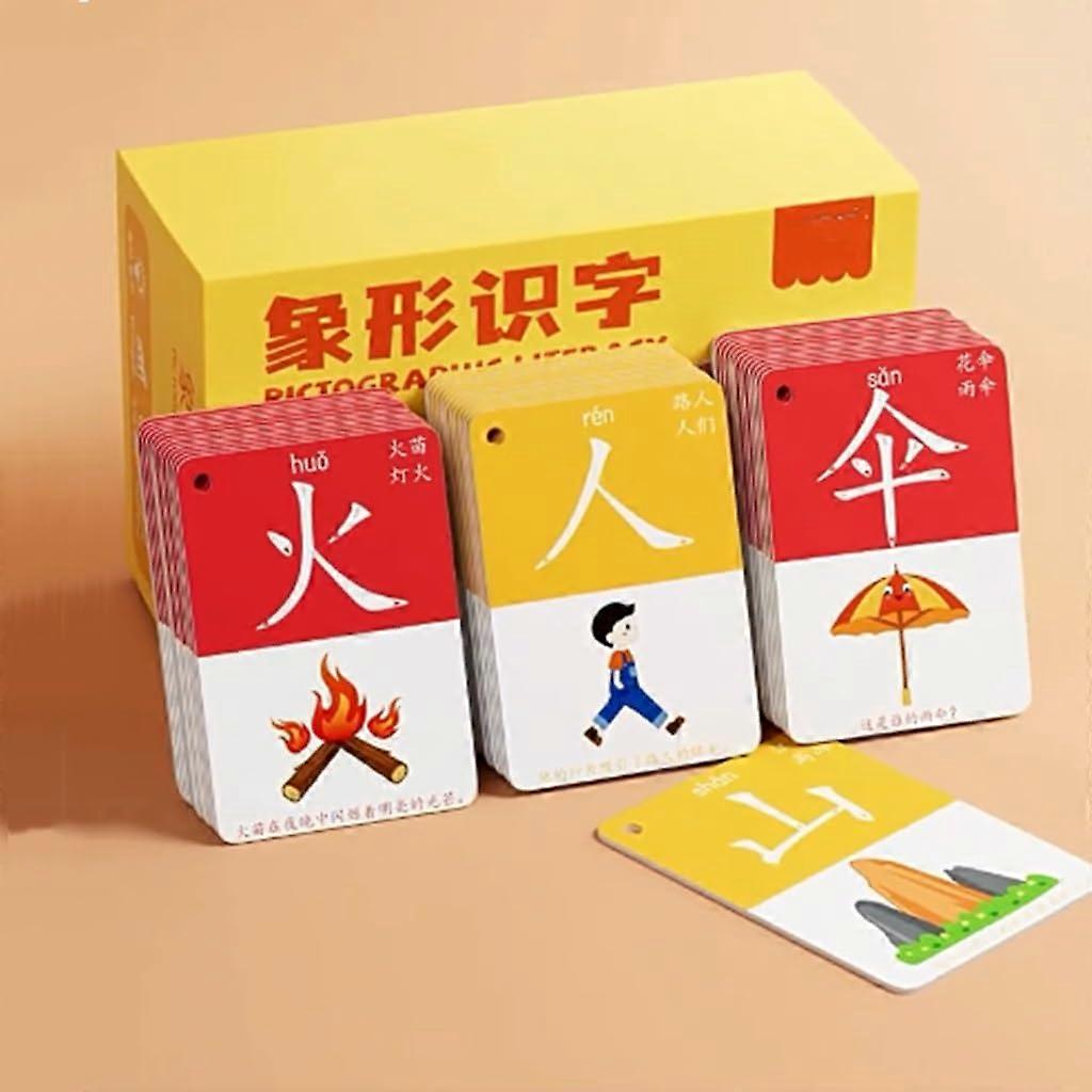 Hieroglyphic Chinese Early Education Card, Chinese Characters Sight Words, Flash Cards