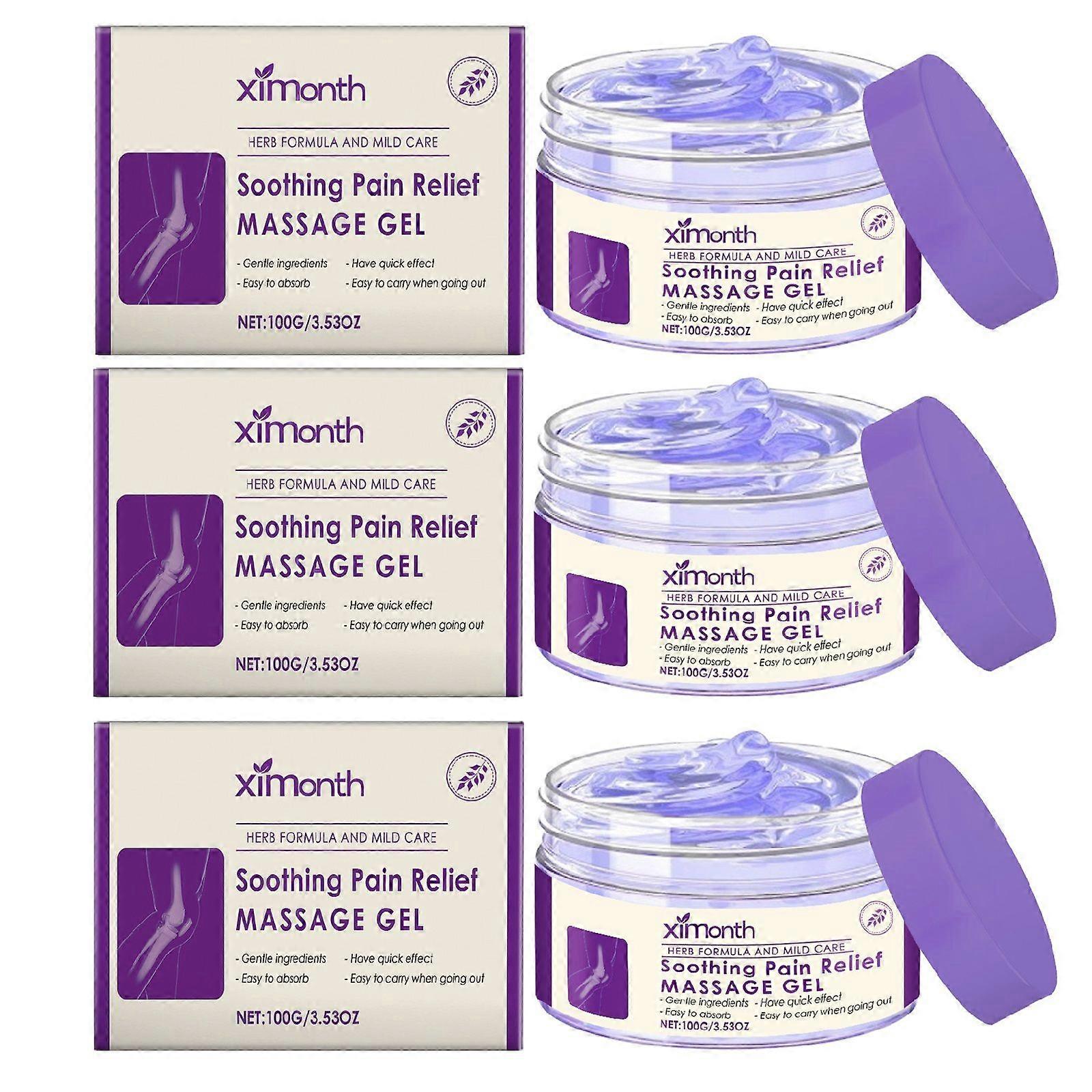 Pain Gel Purple Gel For Activities Throughout The Body, Soothes Knees, Lumbar, Neck, Hands And Feet