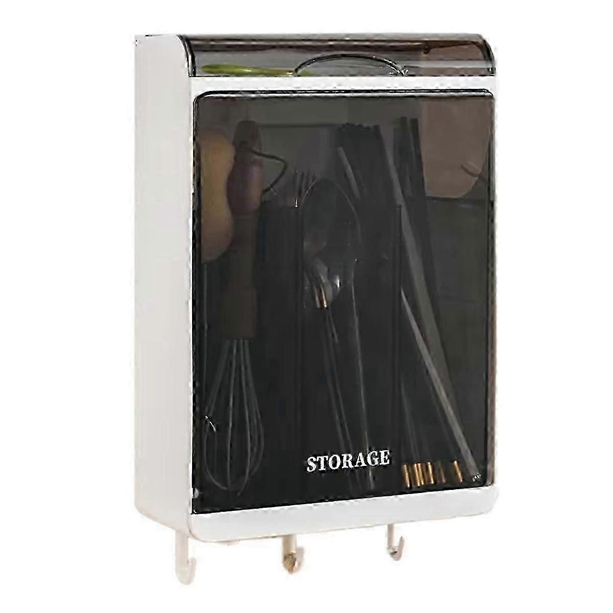 Multifunctional Kitchen Tableware Holder - Large Capacity Draining Storage Container