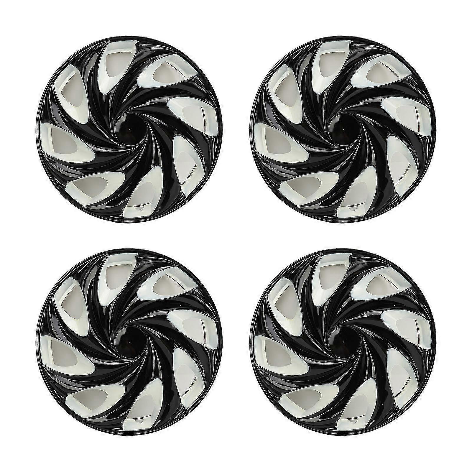 4 قطع غطاء غطاء محور العجلة الواقية للسيارات الشاحنات شاحنات 13 بوصة عجلة فولاذية