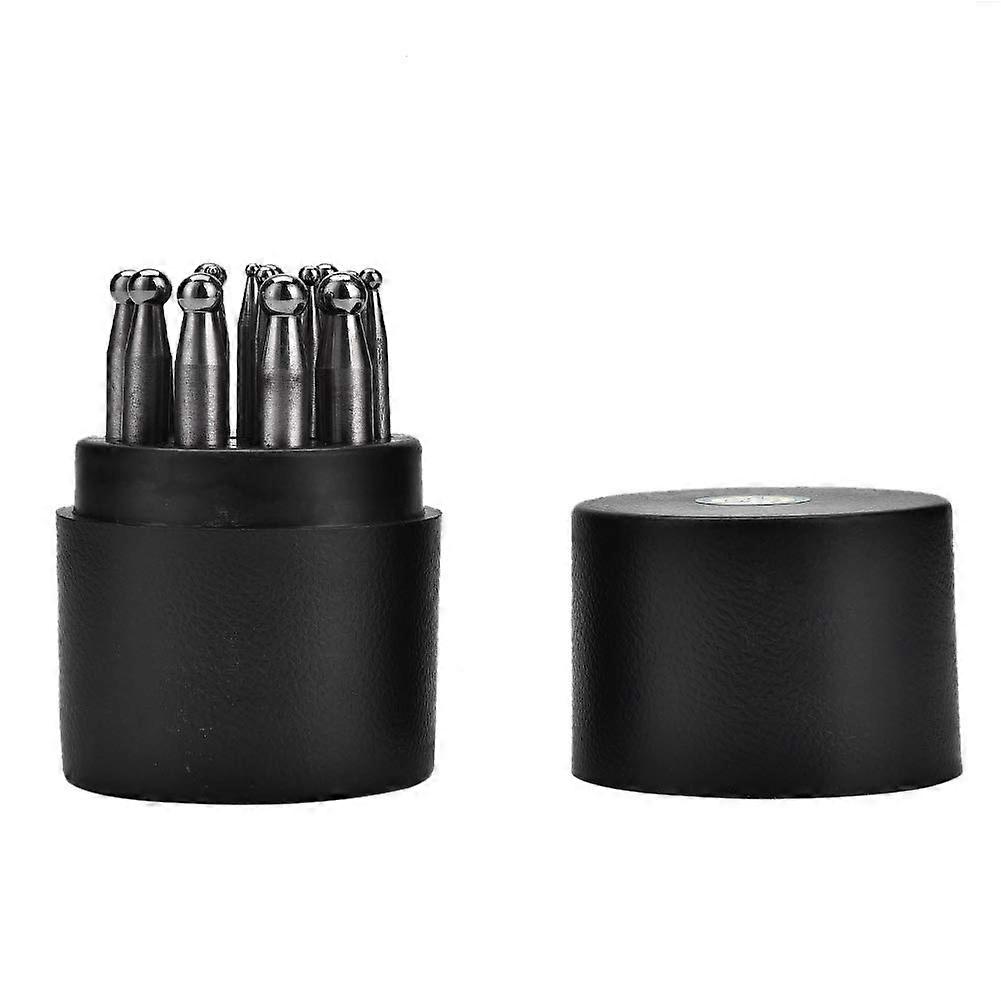 Dapping Tools, Jewellery Dapping Tools Punch 17pcs Punches Jewellery Gold Medium Making Doming Tool Block Punch
