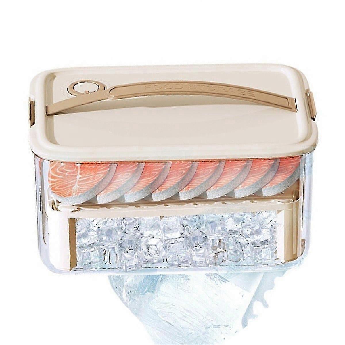 صندوق تخزين أغذية التخييم - حاوية حفظ طازجة محكمة الغلق للنزهة ،