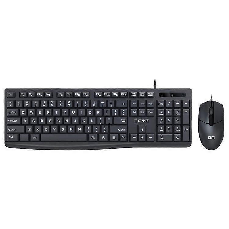 DM K11 Business Office USB Wired Keyboard Mouse Set for Computer Laptop