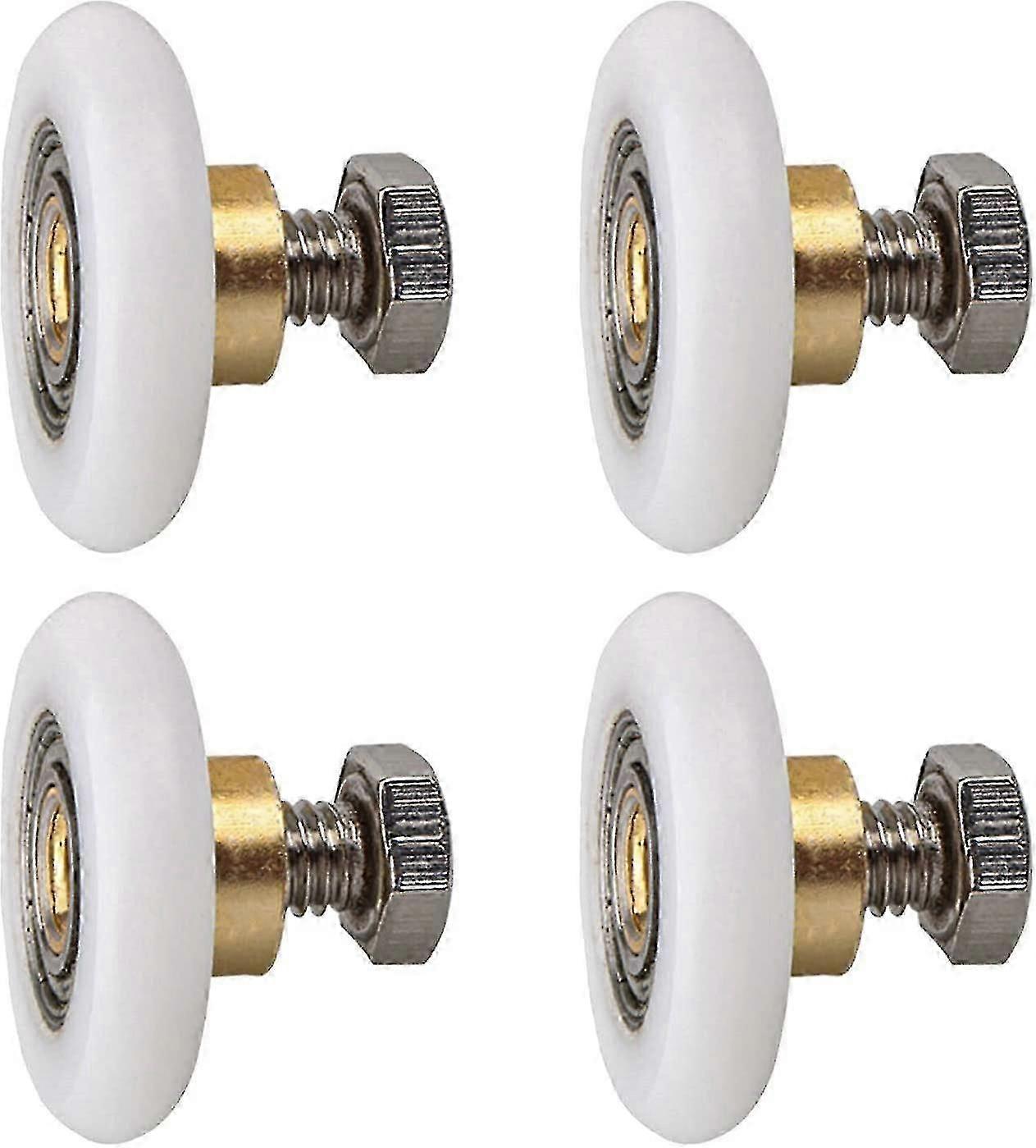 סט החלפת גלגלי רולר לדלת מקלחת פרימיום 4 יחידות