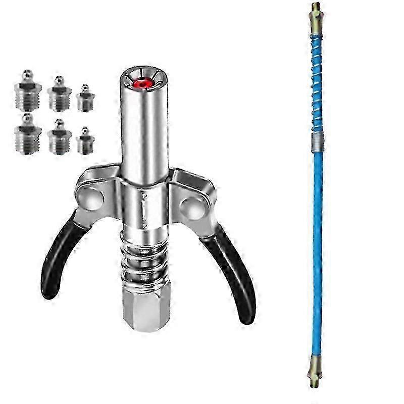 Grease Coupler Heavy-Duty Quick Release NPTI/8 10000 PSI Two