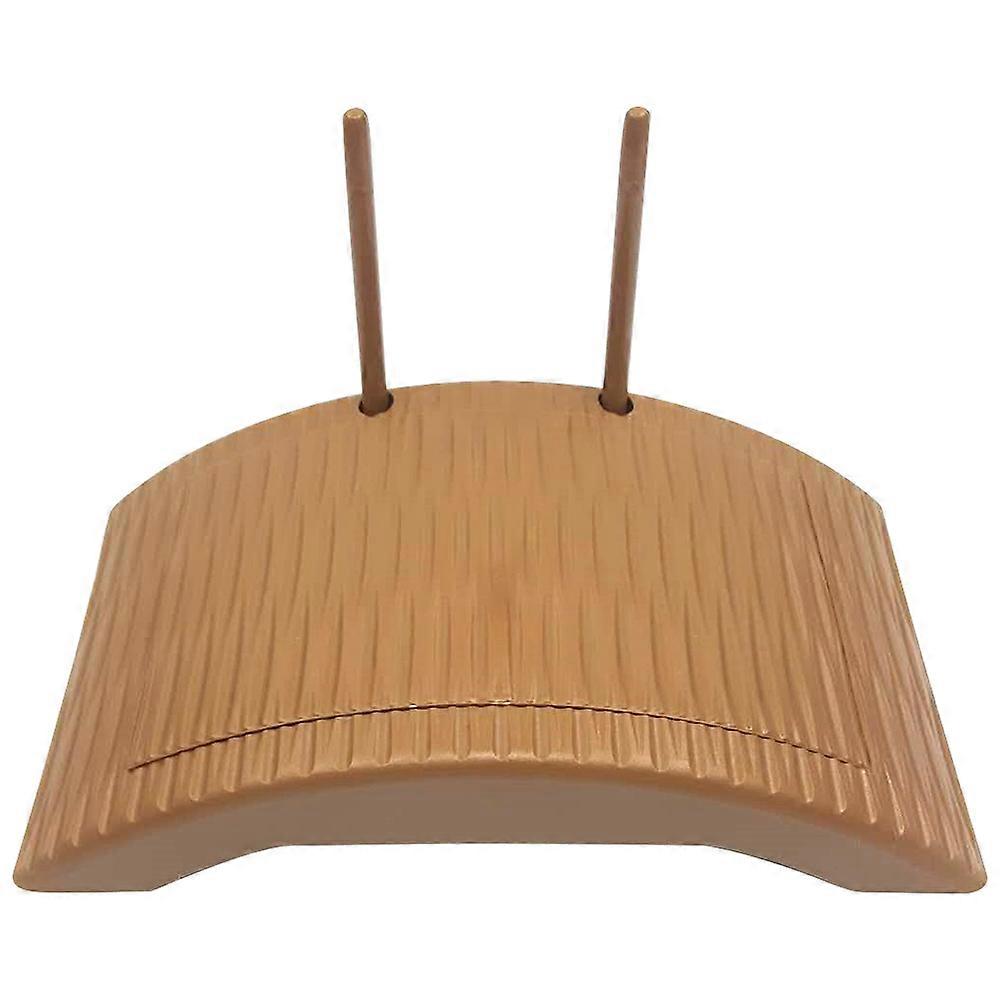 Turtle Basking Platform Floating Turtle Dock Wide and Flat Surface Pet Owners 21X12.5X12CM Brown 1Pack