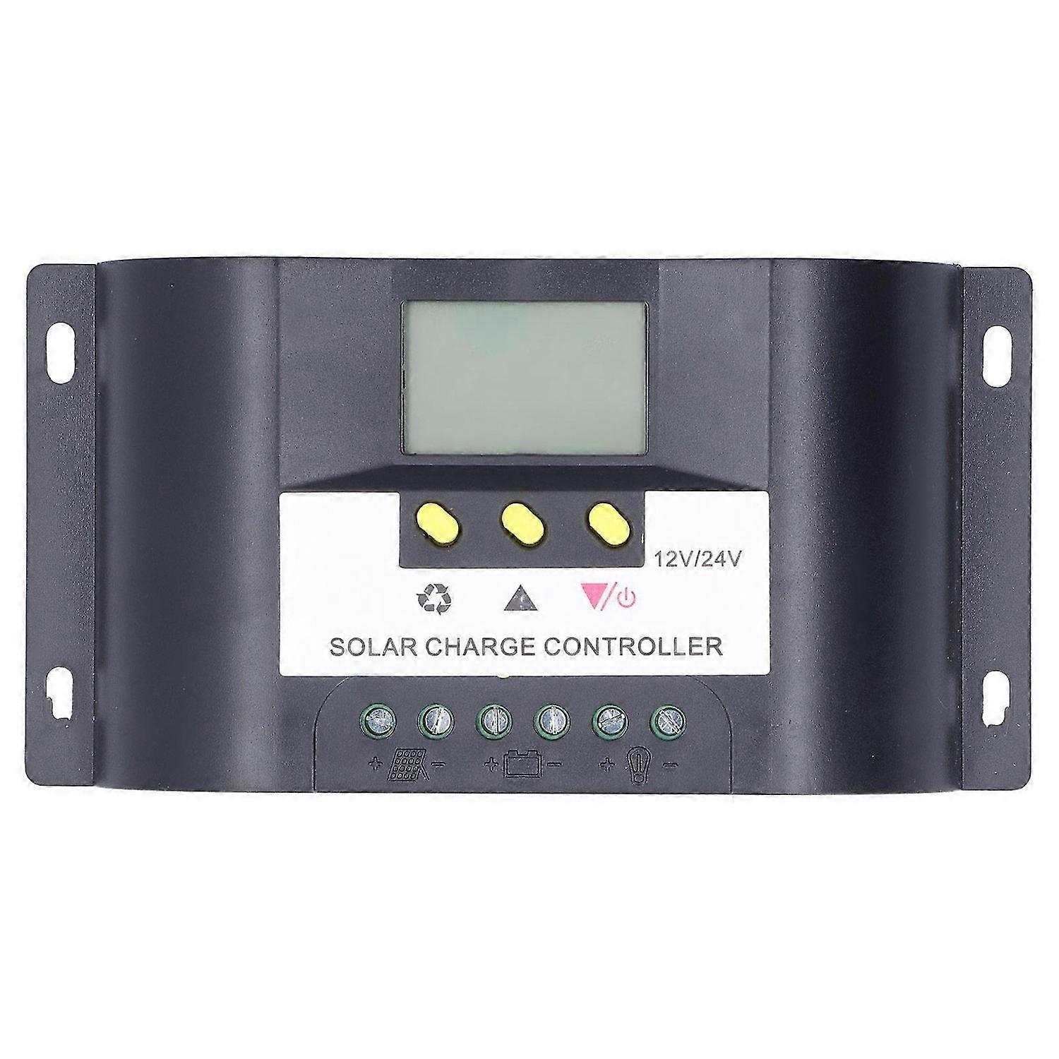 Intelligent Solar Charge Controller with Adjustable Timer Control Modes LCD Display Solar Controller for DC Loads10A