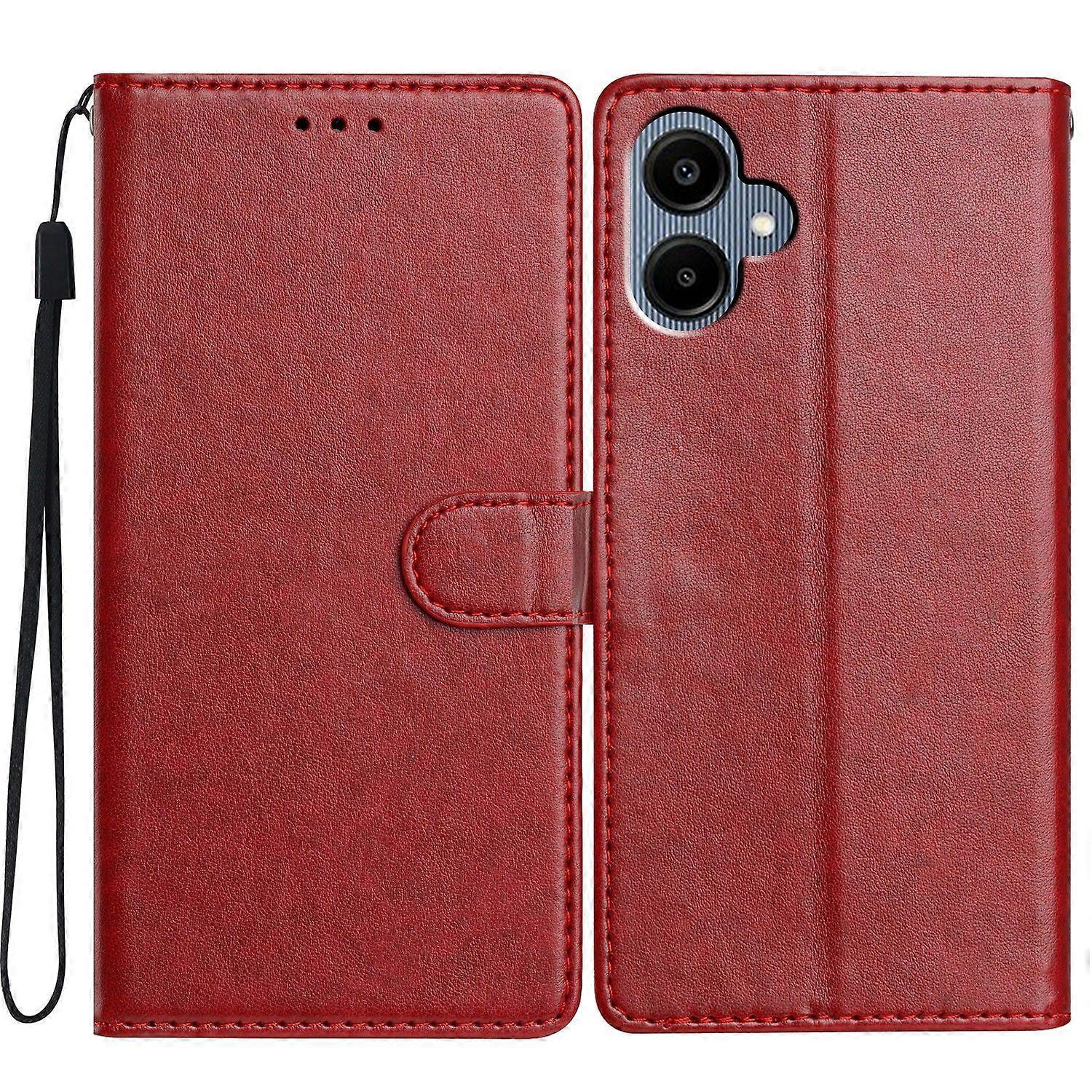For Samsung Galaxy A07 Leather Case Wallet Stand Phone Cover with Handy Strap