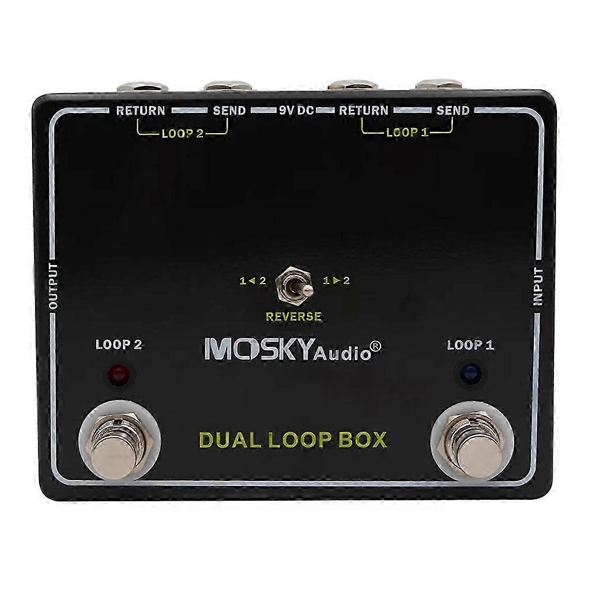 Audio Dual Loop Box Guitar Effect Pedal,Guitar Accessories