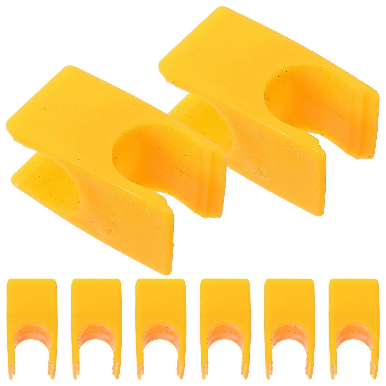 8pcs Training Pole Buckle Football Sign Rod Clip for Agility Drills, Easy Connection Soccer Training Tools with Stable and Reliable Clip Design for