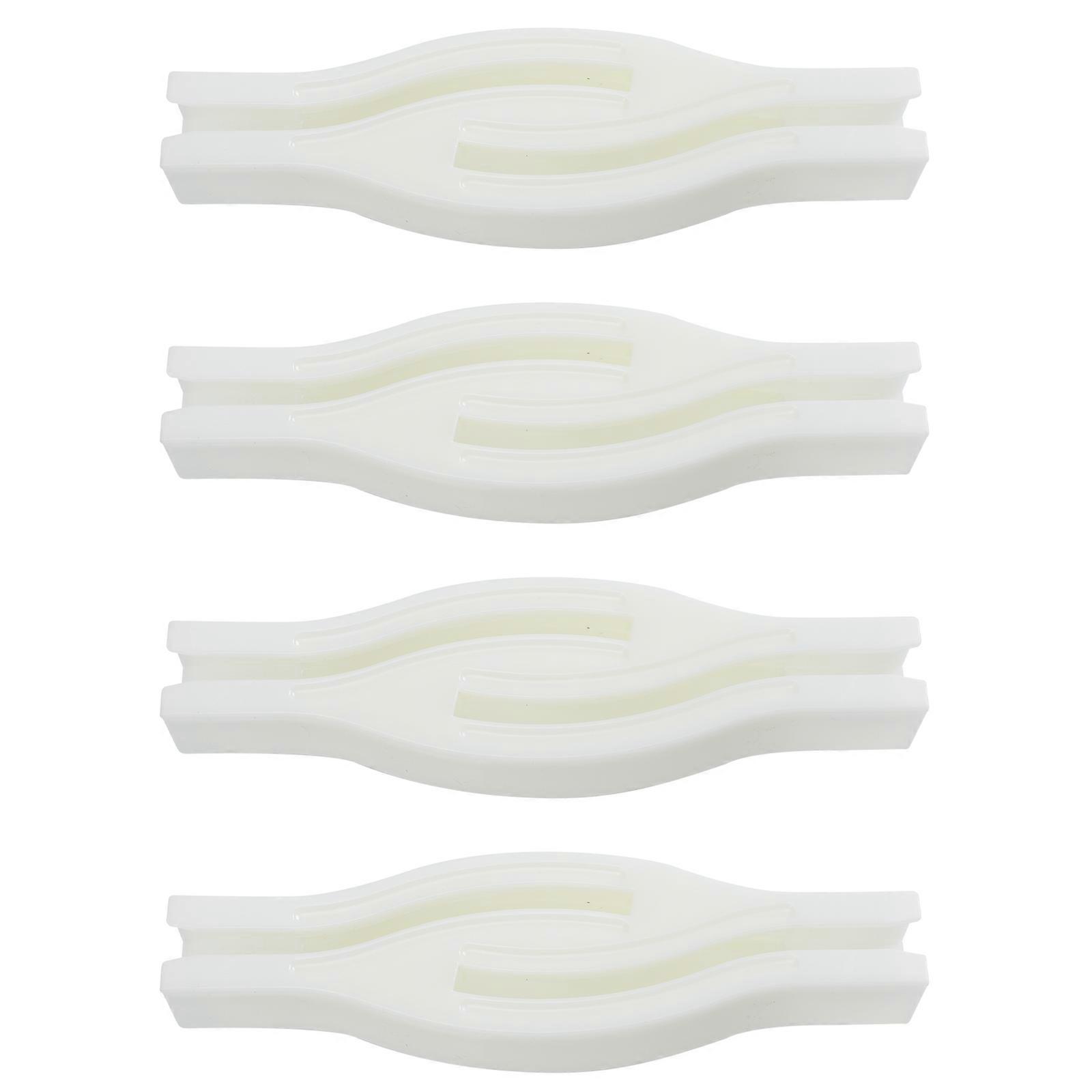 Ceiling Track Connectors Plastic For Interior Designers Connecting Electric Window 4Pcs