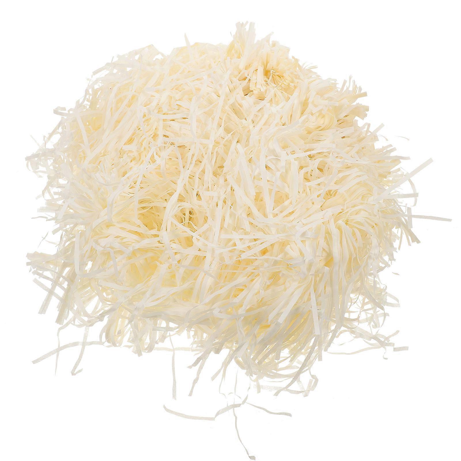Packaging Paper Shredded Tissue Paper Cream White Protection For Festival present Packaging 4 Bags