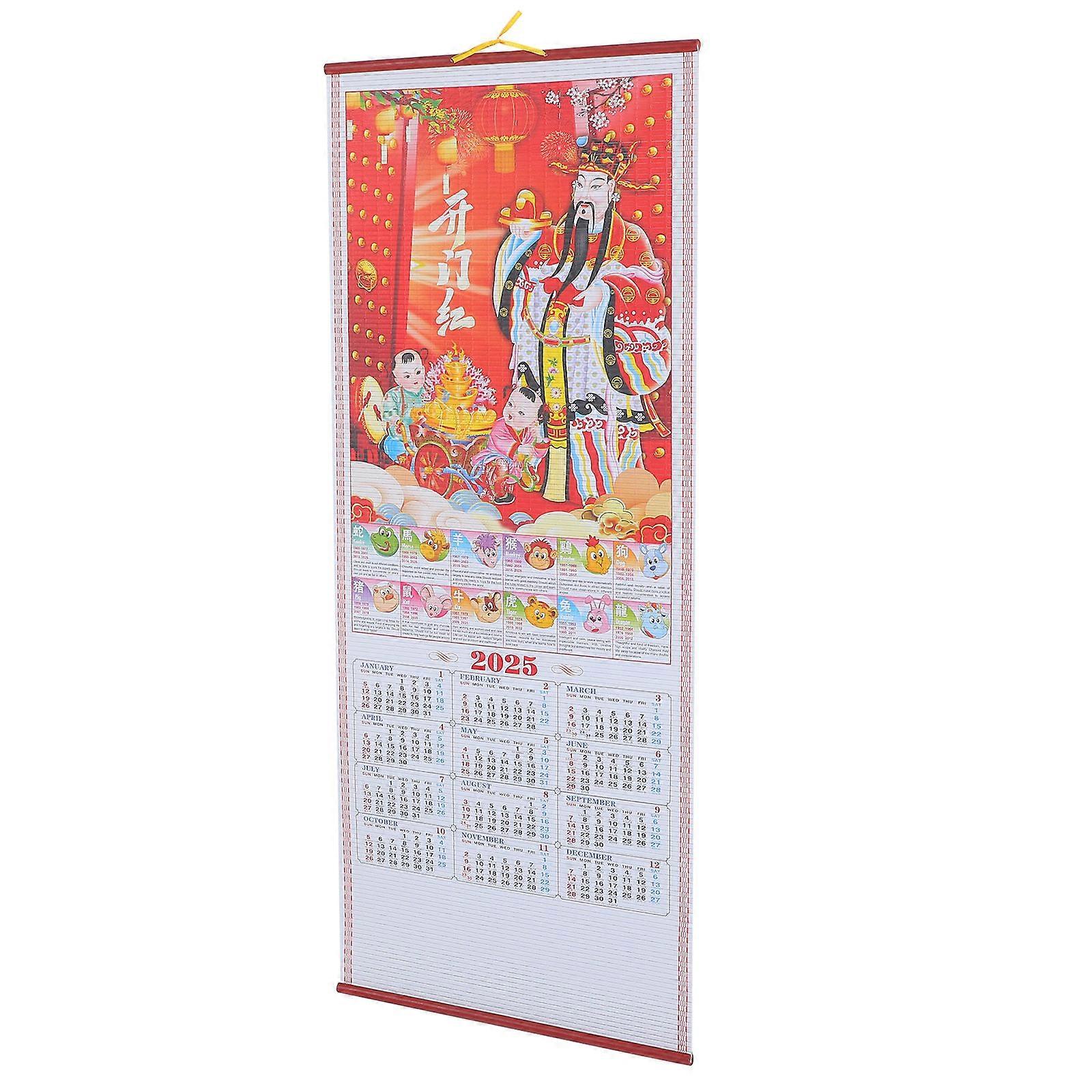 Hanging Wall Calendar Monthly Planner Delicate Design Lightweight Multi Functional Organizing Decoration Smooth Surface Easy Writing